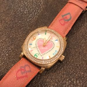 Dooney & Burke Pink Sparkly Watch 💥